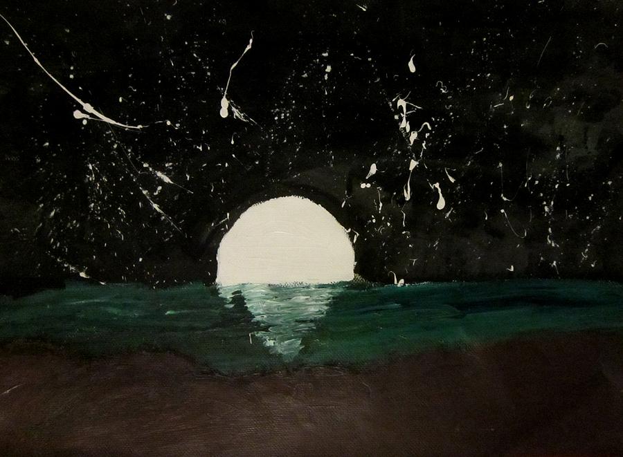 Moon Painting by Dan Twyman
