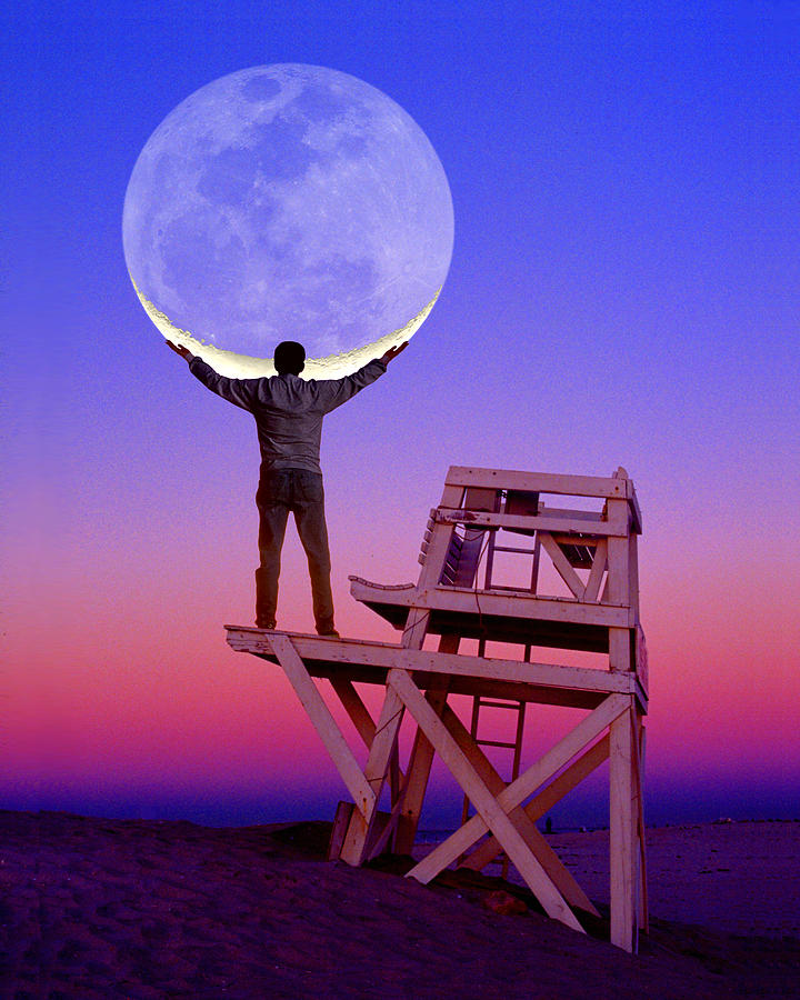 Moon Holder Photograph by Larry Landolfi