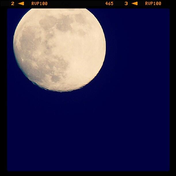 Space Photograph - #moon by Leo Vasquez