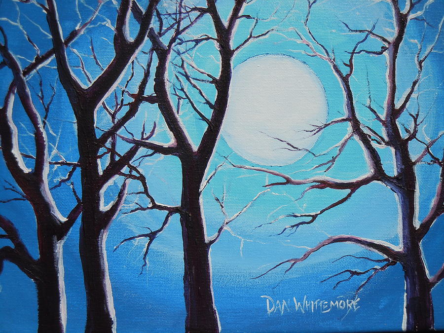 Moon Light Painting by Dan Whittemore - Fine Art America