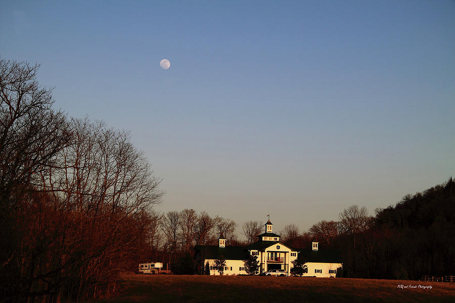 Moon Over Crescent Farm Photograph by PJQandFriends Photography