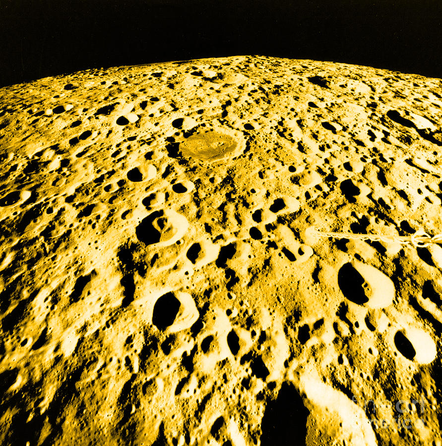 Moon Surface Photograph by Science Source NASA