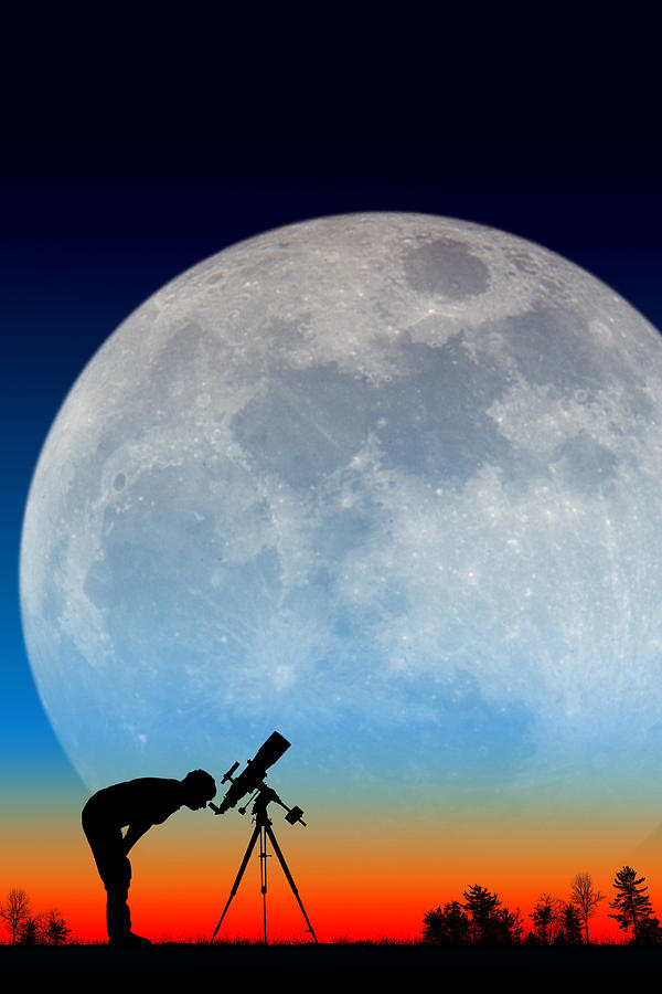 Moon Watcher Photograph by Larry Landolfi