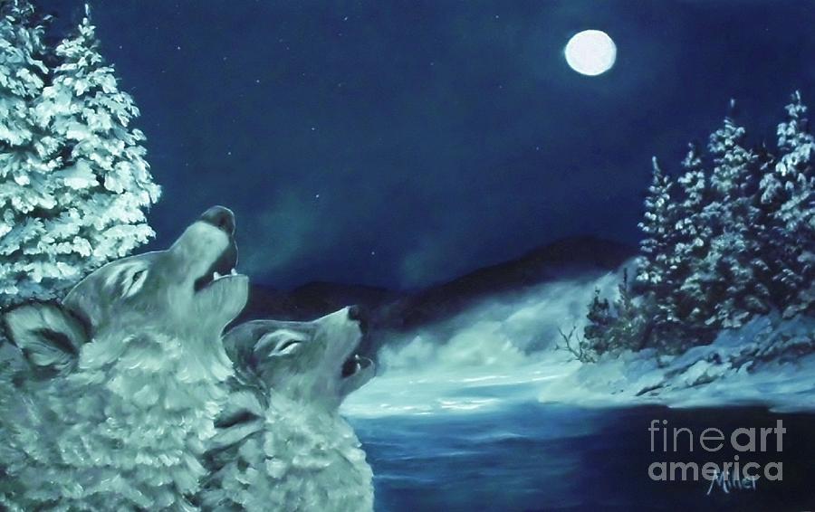 Moonlight Serenade Painting by Peggy Miller