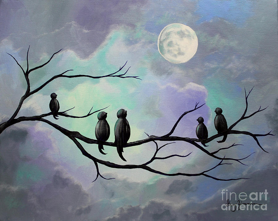 Moonlight Sonata Painting by Stacey Zimmerman