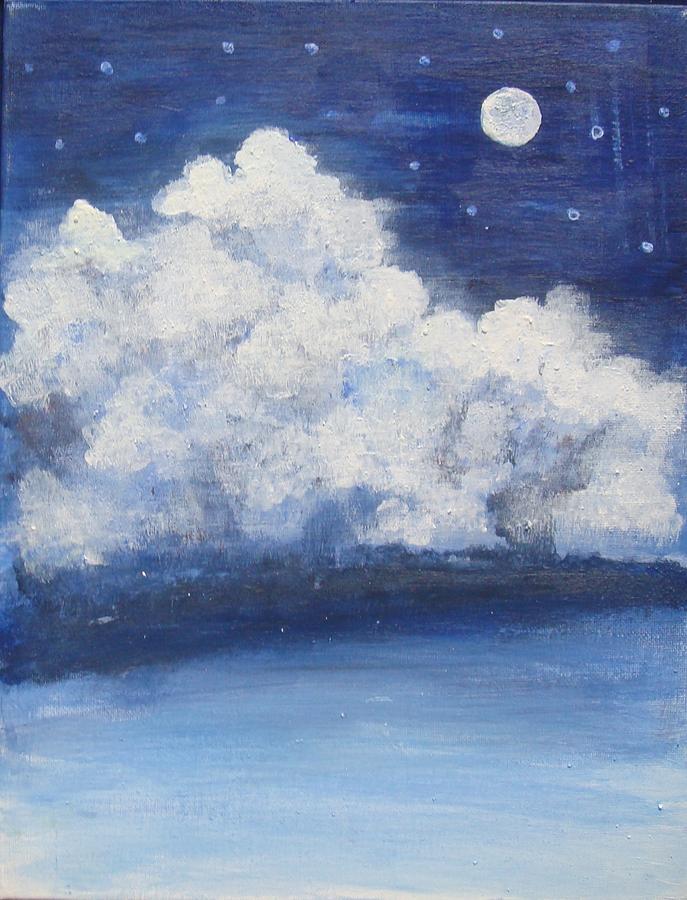 Moonlit night Painting by Sonali Singh - Fine Art America