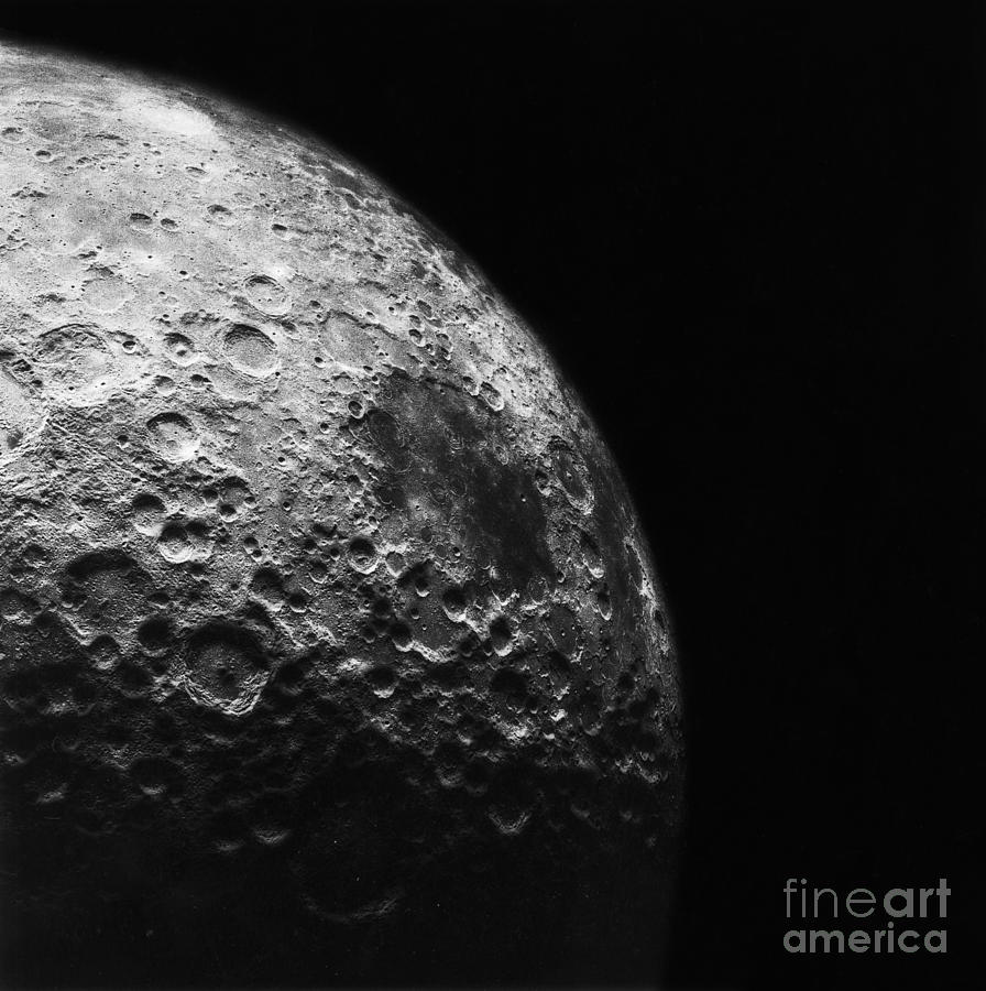 Moons Southern Hemisphere, Apollo 15 Photograph by Science Source