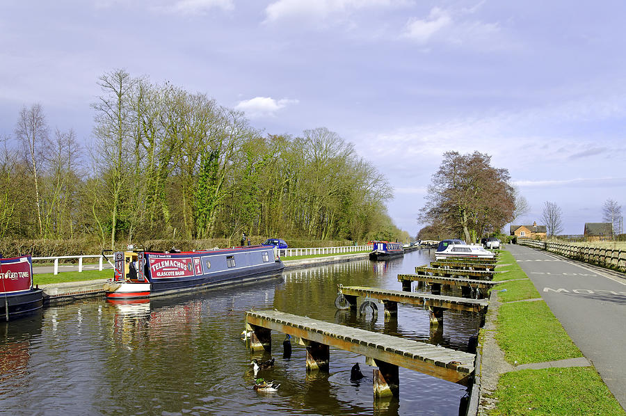 Moorings at Fradley Junction Photograph by Rod Johnson