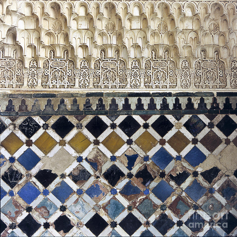 Architecture Photograph - Moorish Wall Mosaic by Heiko Koehrer-Wagner