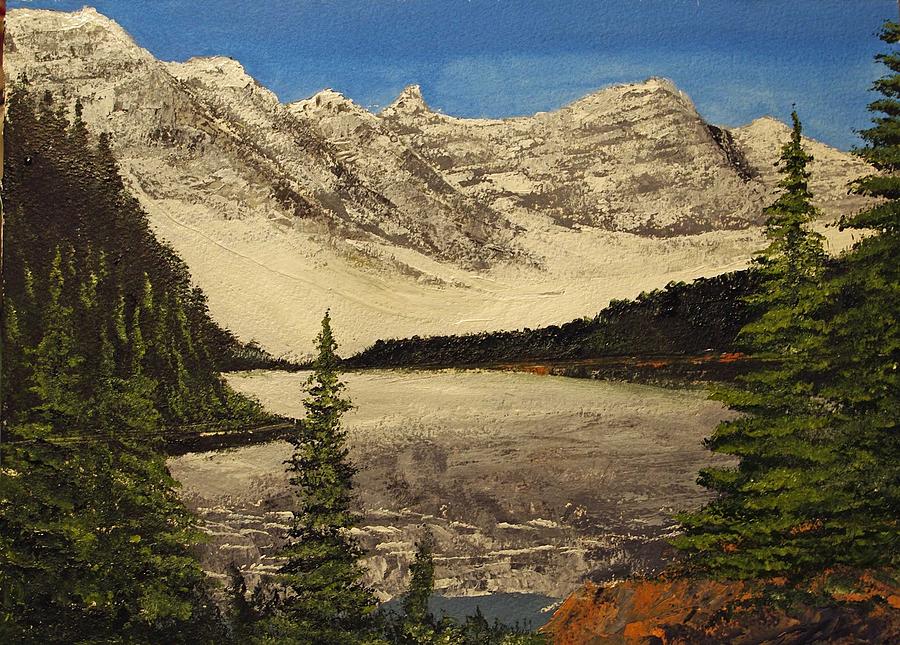 Moraine Lake Alberta Painting by Desmond Raymond