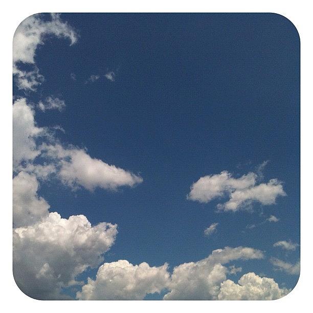 Blue Photograph - More #cloudporn Taken With The Last by Eddie Urwalek