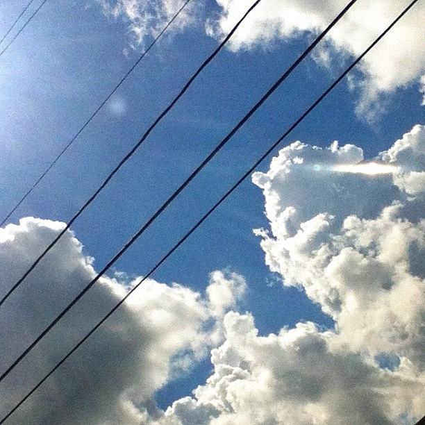 Summer Photograph - More Pretty Skies & Power Lines by Leslie Drawdy ☀