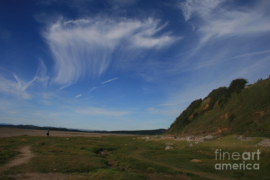 Morecambe Bay Cirrus Photograph by Andy  Mercer