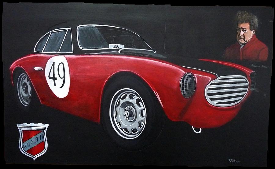 Moretti 750 Gran Sport Painting by Richard Le Page