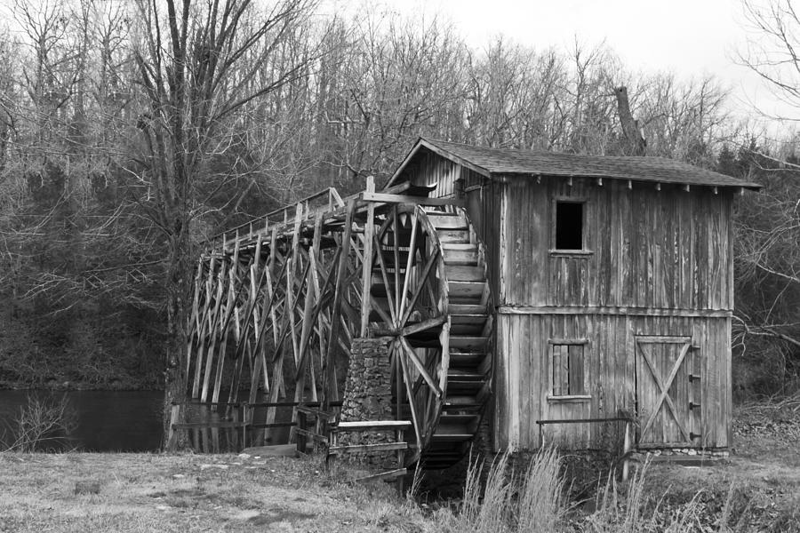 Black Photograph - Morgans Mill of Arkansas by Nicholas Evans