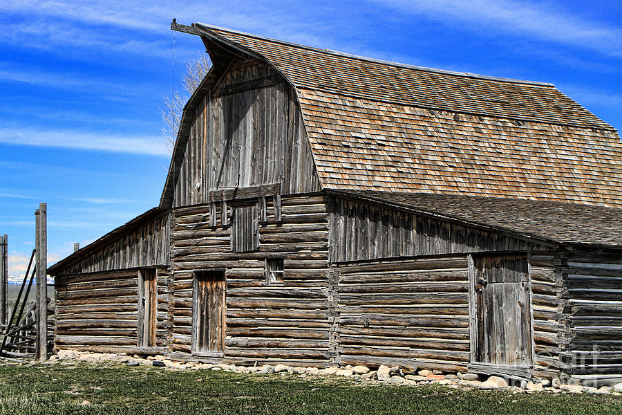 Mormon Barn in Summer Photograph by Edward R Wisell