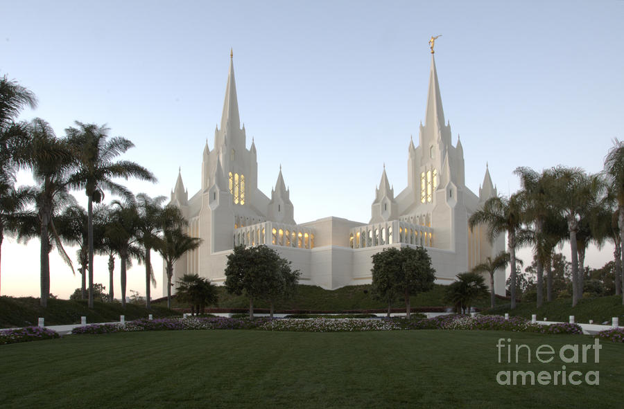 Mormon Cathederal San Diego Photograph by Bob Christopher