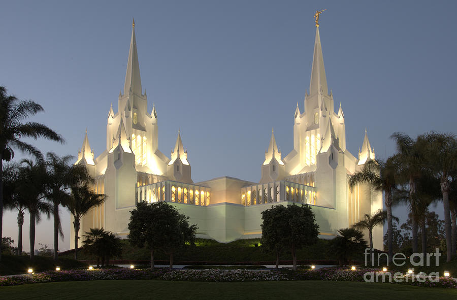 Mormon Cathedral San Diego Photograph by Bob Christopher