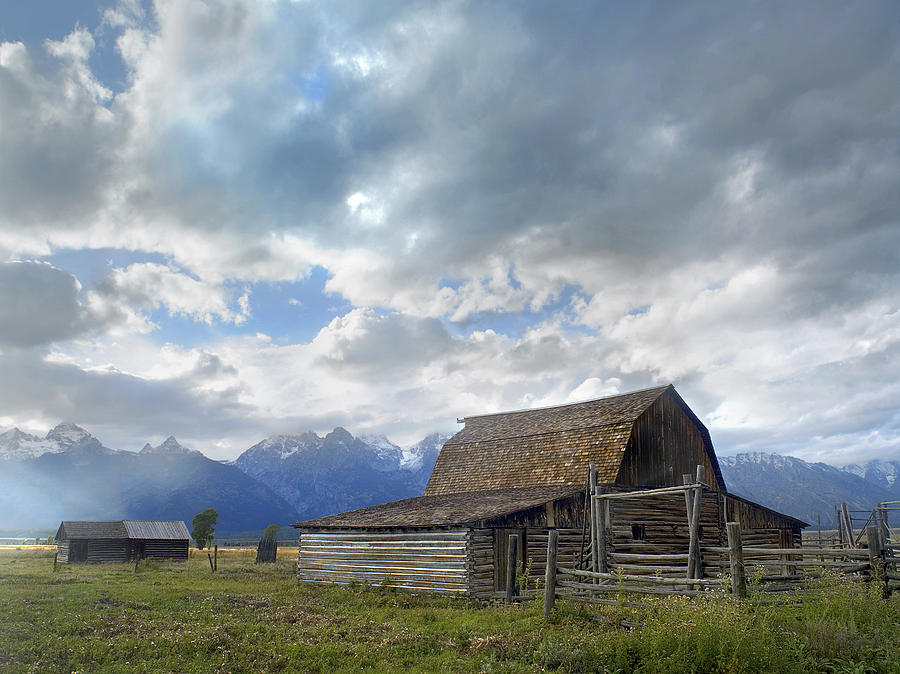 Mormon Row Barn Grand Teton National Photograph by Tim Fitzharris