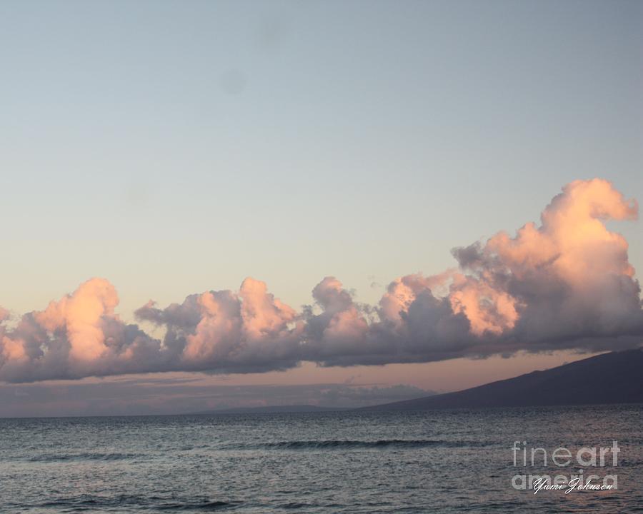 Morning cloud in Beach Photograph by Yumi Johnson