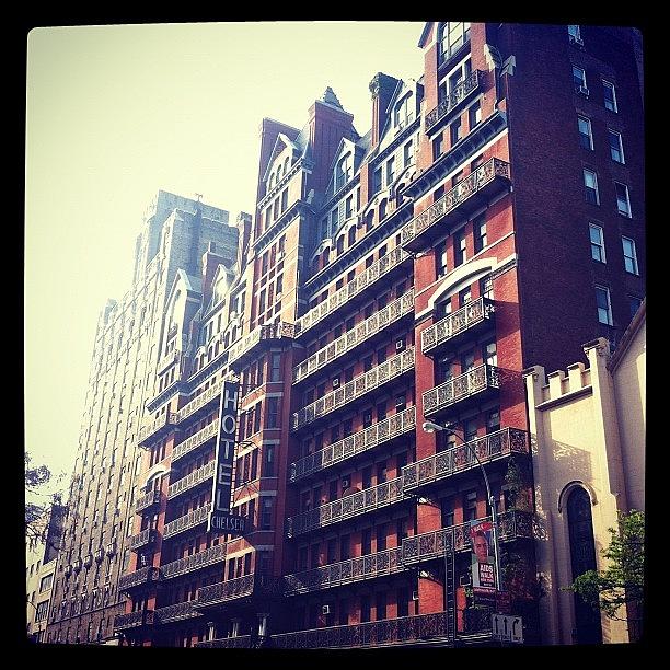 New York City Photograph - Morning Commute. #nyc #chelsea Hotel by Logan Gentry
