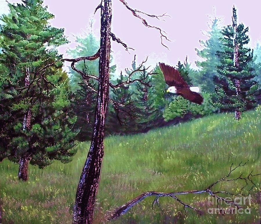 Morning Hunt Painting by Peggy Miller