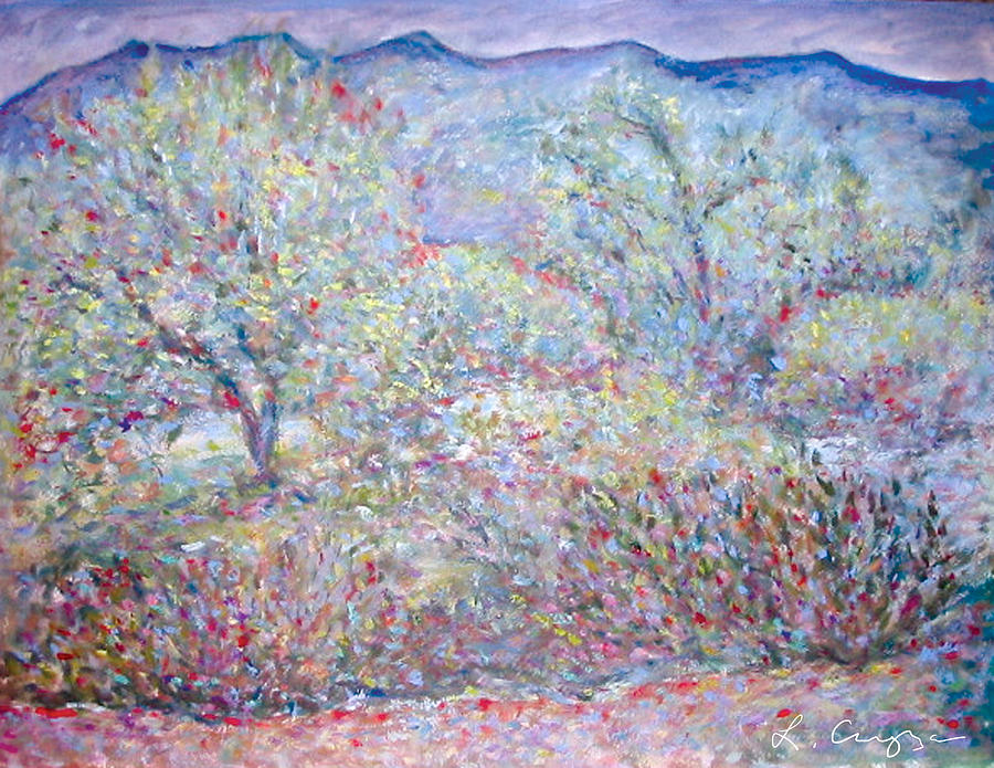 Impressionism Painting - Morning in Tucson Arizona by Elizabeth Carrozza