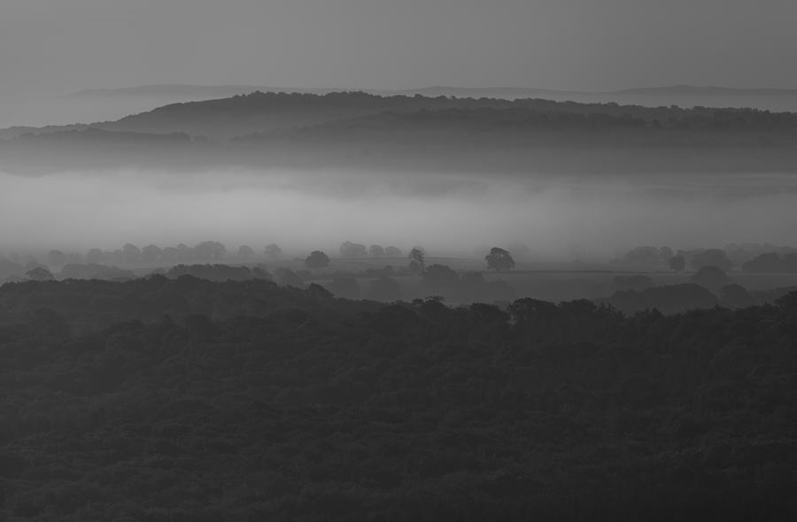 Black And White Photograph - Morning Mist by Maj Seda