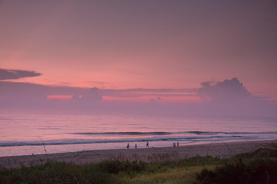 Beach Photograph - Morning on the beach by Mary Almond