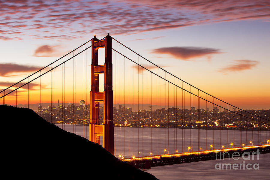 Morning over San Francisco Photograph by Brian Jannsen