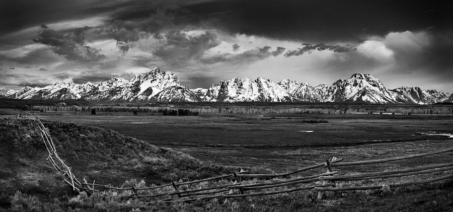 Morning Storm over Grand Teton Photograph by Edward Mendes - Fine Art ...