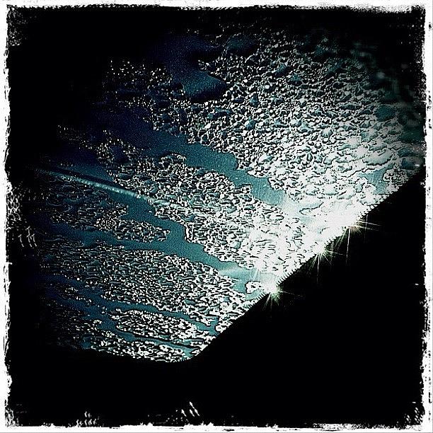 Car Photograph - Morning Sunroof #fcnphoto #water #drops by Luke Fuda