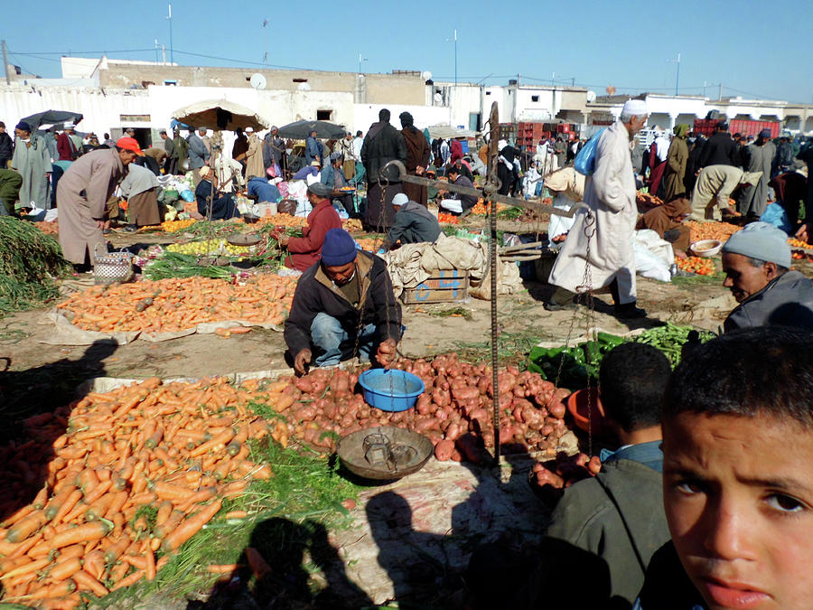 Moroccan Market photo 01 Photograph by Miki De Goodaboom