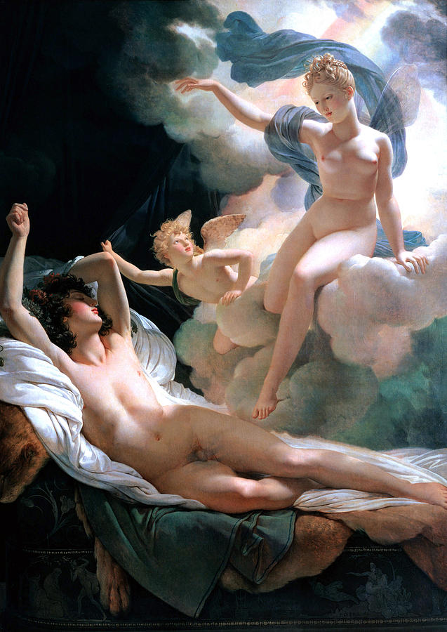 Nude Painting - Morpheus and Iris by Sumit Mehndiratta