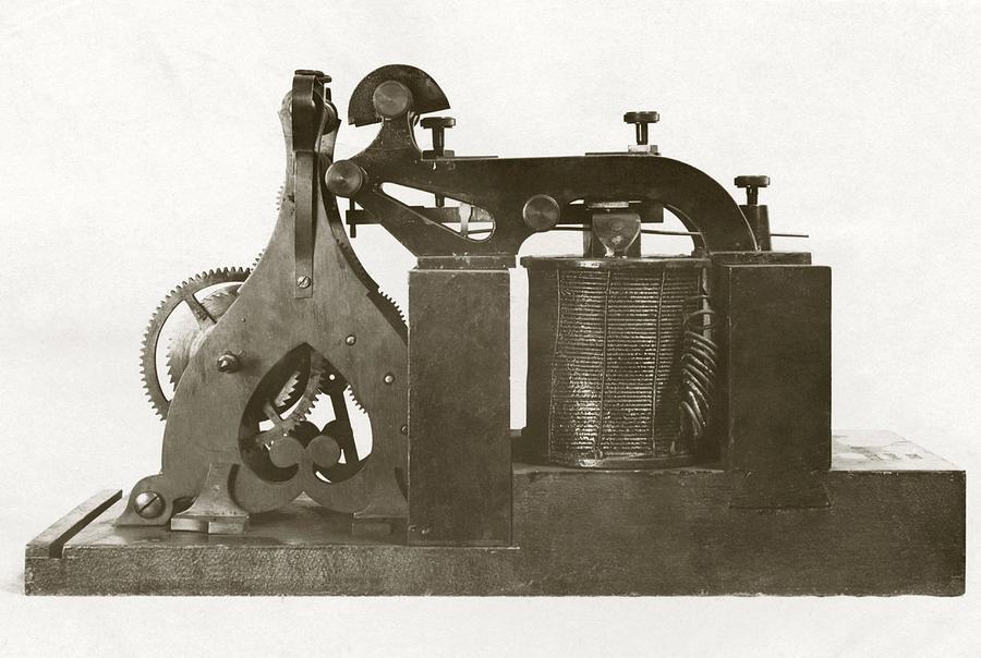 Morse Telegraph Recording Receiver Photograph by Miriam And Ira D ...