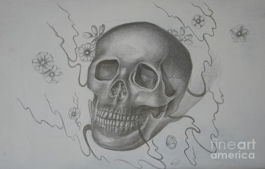 Mortality Drawing by Iglika Milcheva-Godfrey