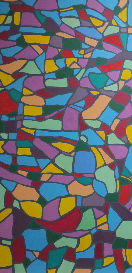 Mosaic Journey Painting by Angelo Thomas