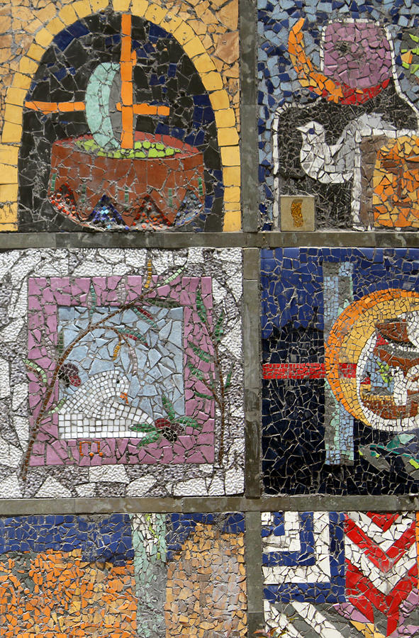 Mosaics Photograph - Mosaics Squares by Munir Alawi
