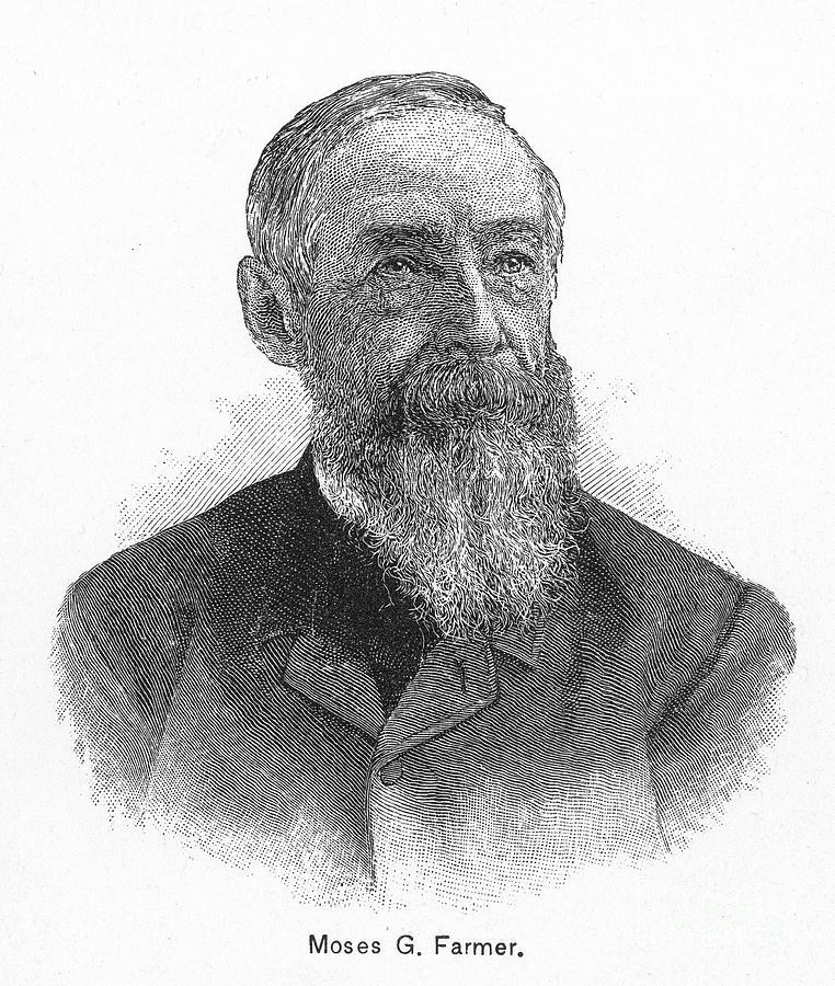 Moses G. Farmer (1820-1893) Photograph by Granger