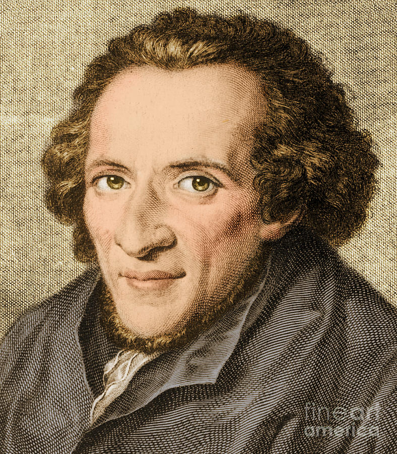 Moses Mendelssohn, German Philosopher Photograph by Photo Researchers