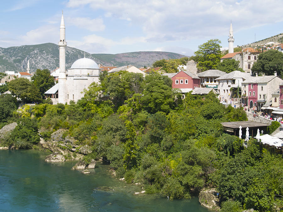 River Photograph - Mosque On The Riverbank 2. by Radoslav Rundic