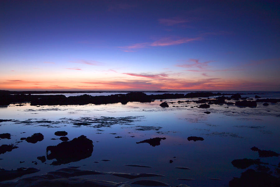 Moss Beach - Fitzgerald Reserve Reflection Photograph by Matt Hanson