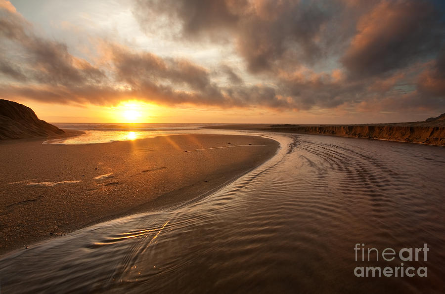 Sunset Photograph - Moss Beach at Sunset by Matt Tilghman Sunset Photograph - Moss Beach at Sunset by Matt Tilghman