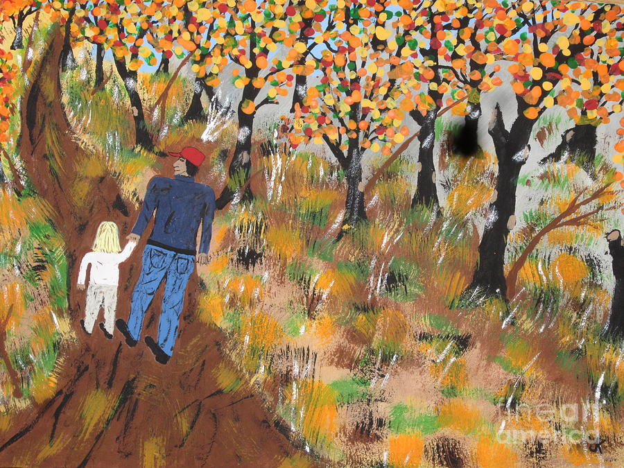 Tree Painting - Mosscreek Trail by Jeffrey Koss