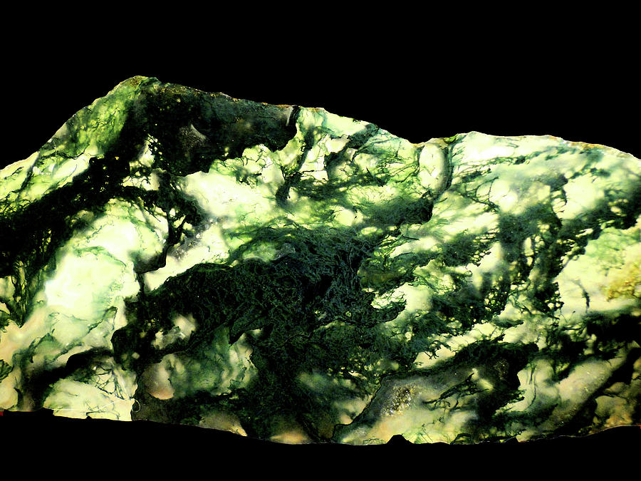Mossy Agate Mixed Media by Bruce Ritchie