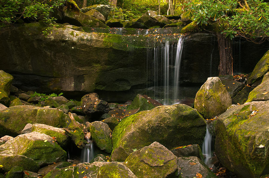 Mossy Falls II Photograph by Ryan Heffron