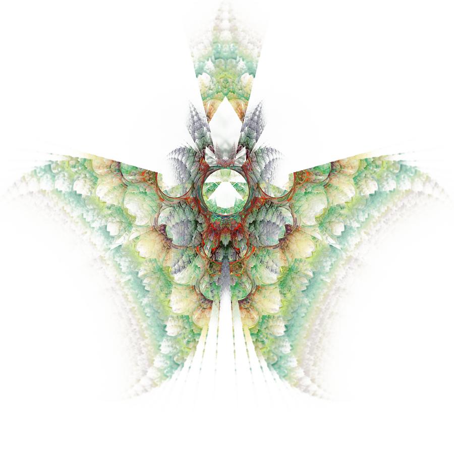 Moth2 Digital Art by Rick Chapman