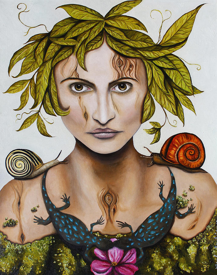 Mother Nature with contrast Painting by Leah Saulnier The Painting Maniac