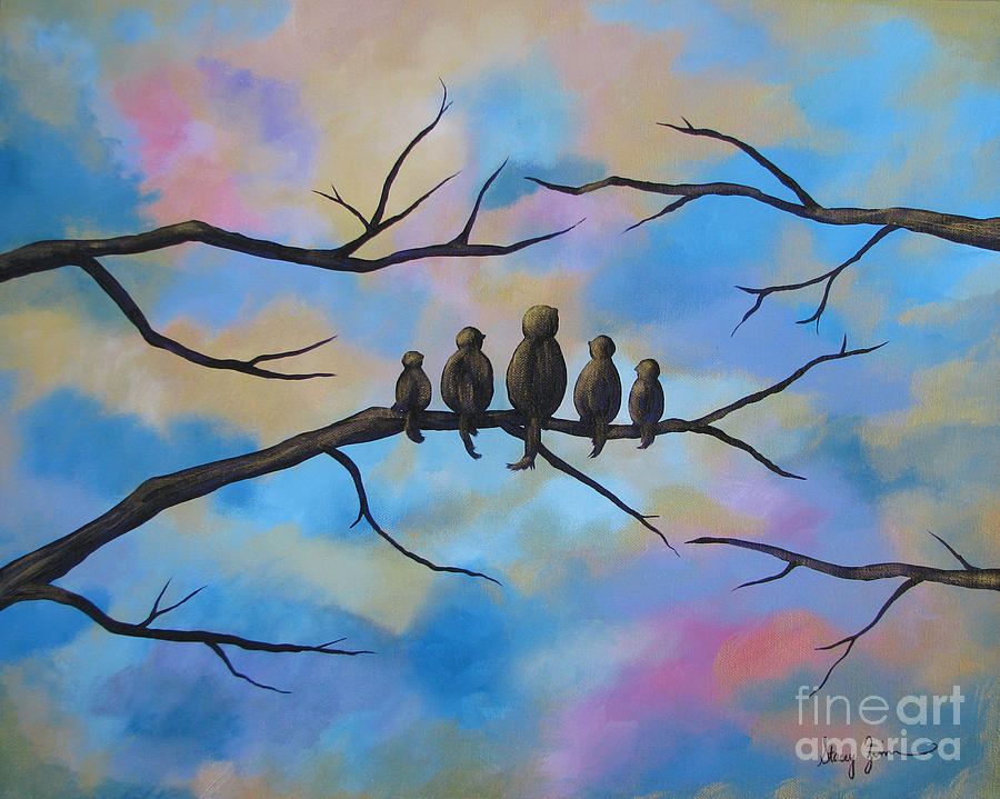 Motherhood Painting by Stacey Zimmerman
