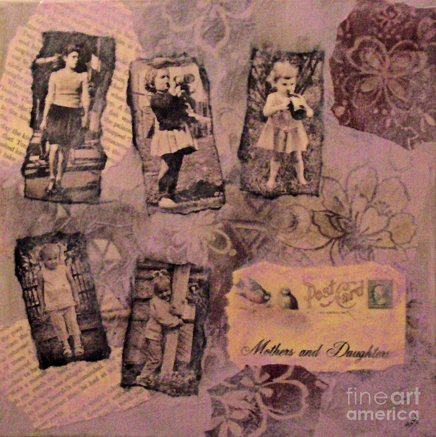 Mothers and Daughters Mixed Media by Ruby Cross